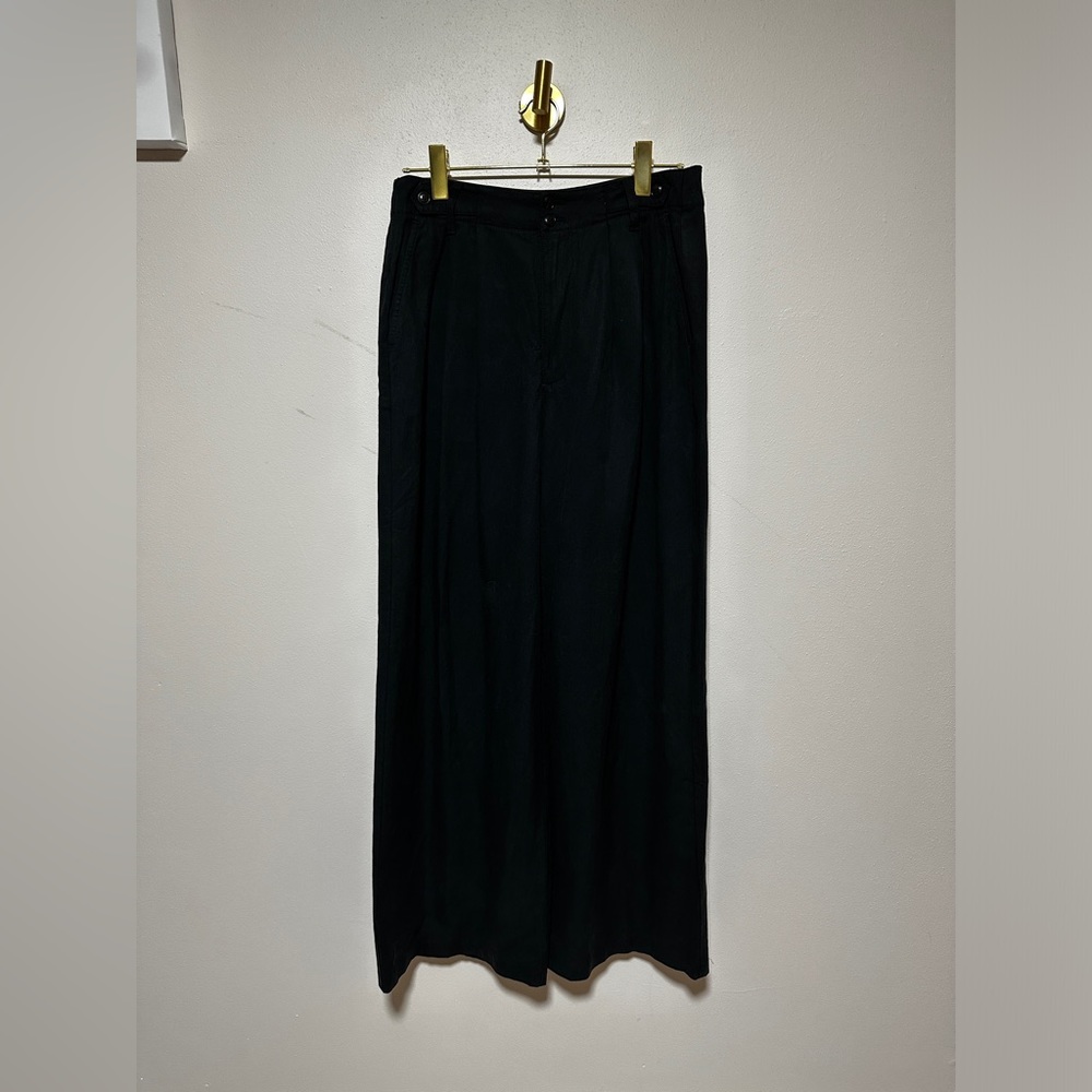 🆕 Madewell The Harlow Wide-Leg Pant Black - Picture 10 of 11